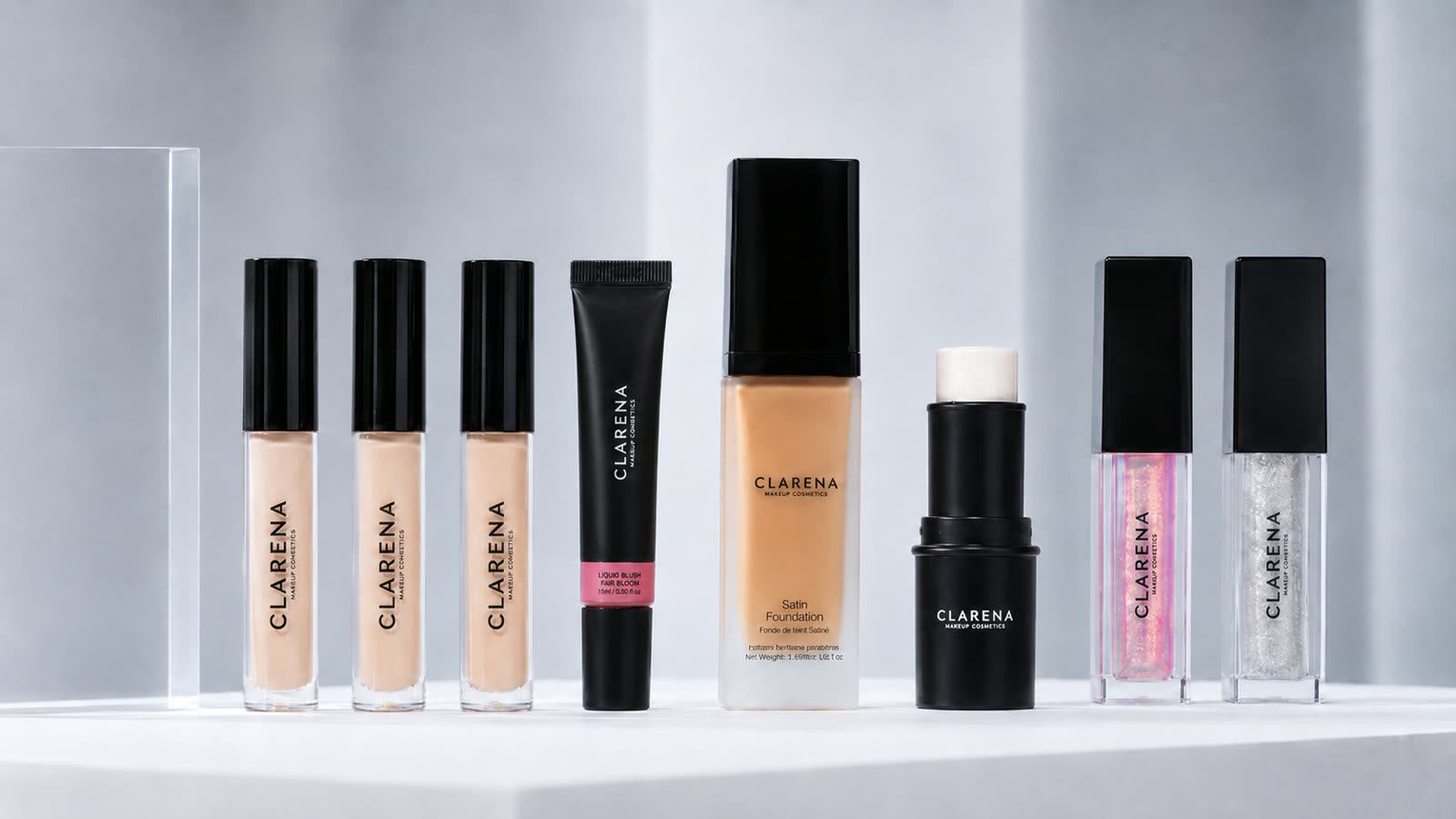 Colección completa de cosmética Clarena